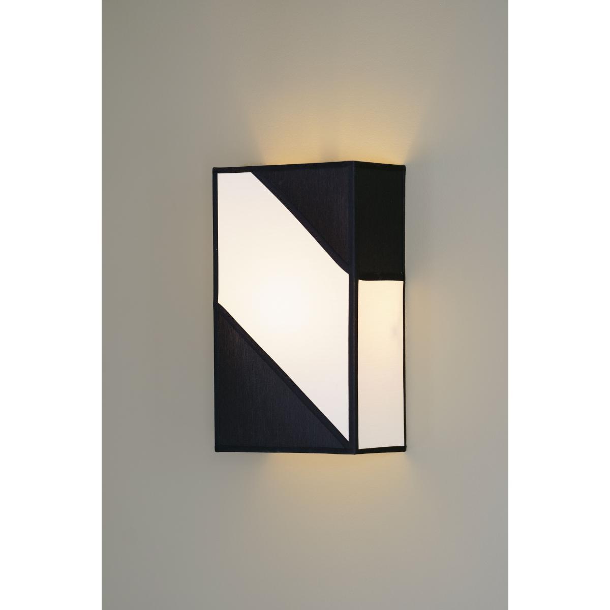 Voile Wall light - / H 36 cm - Cotton / Not electrified by Maison Sarah Lavoine Black – image 2