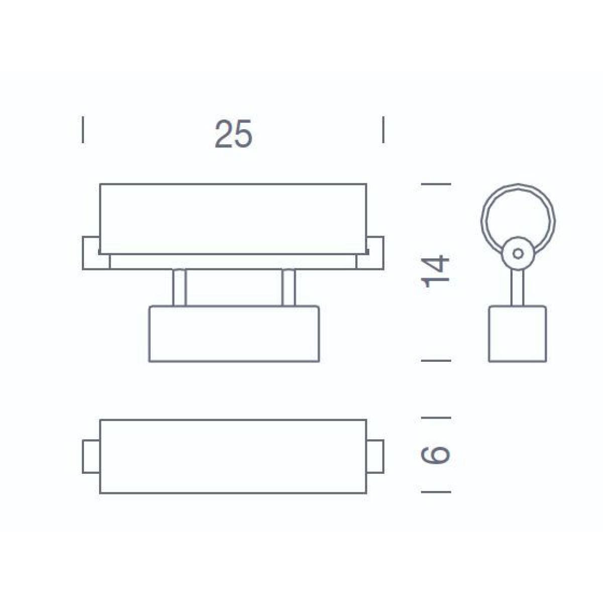 Norma Wall light - L 25 cm by Nemo Metal – image 4