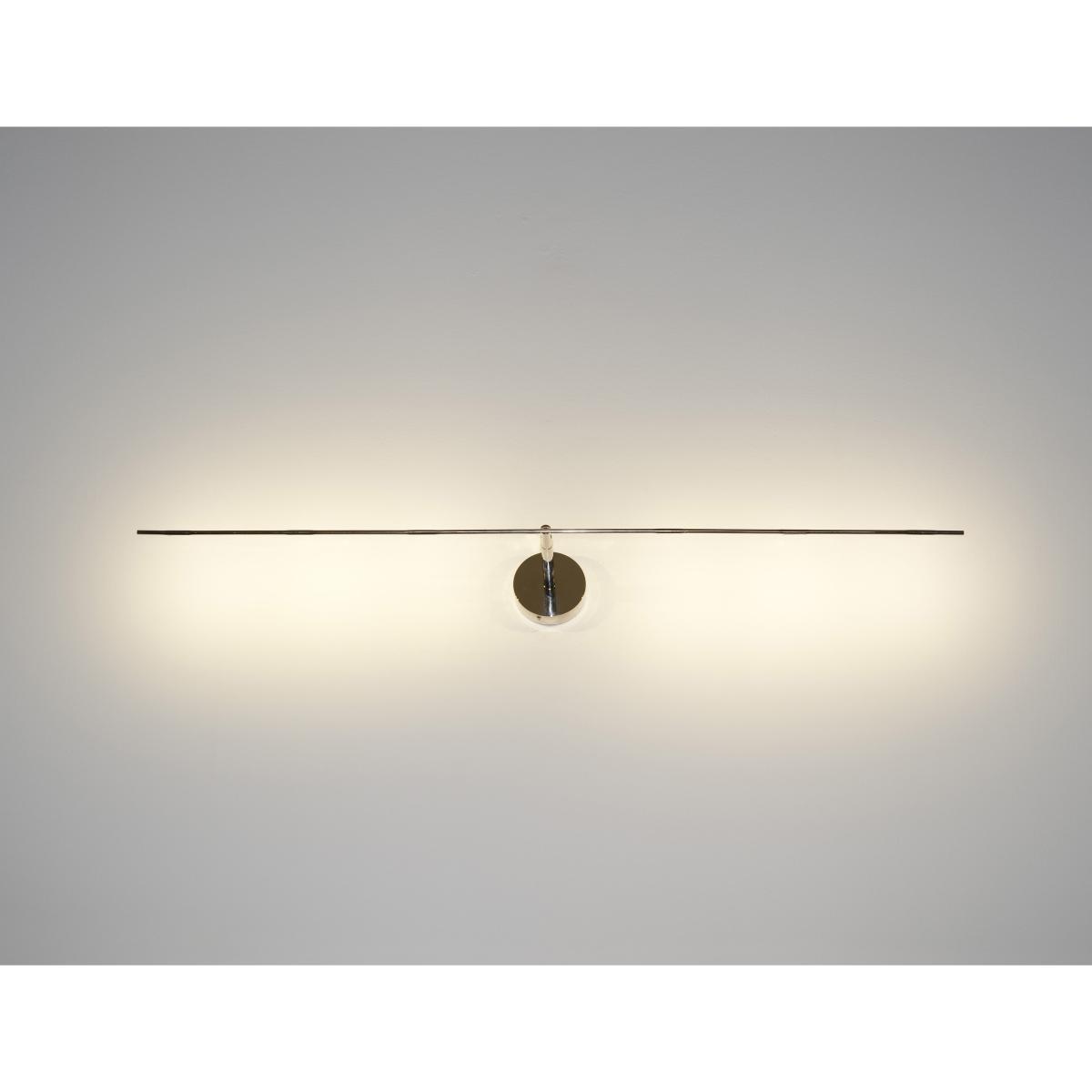 Light stick Wall light - LED - L 61 cm by Catellani & Smith Silver – image 1