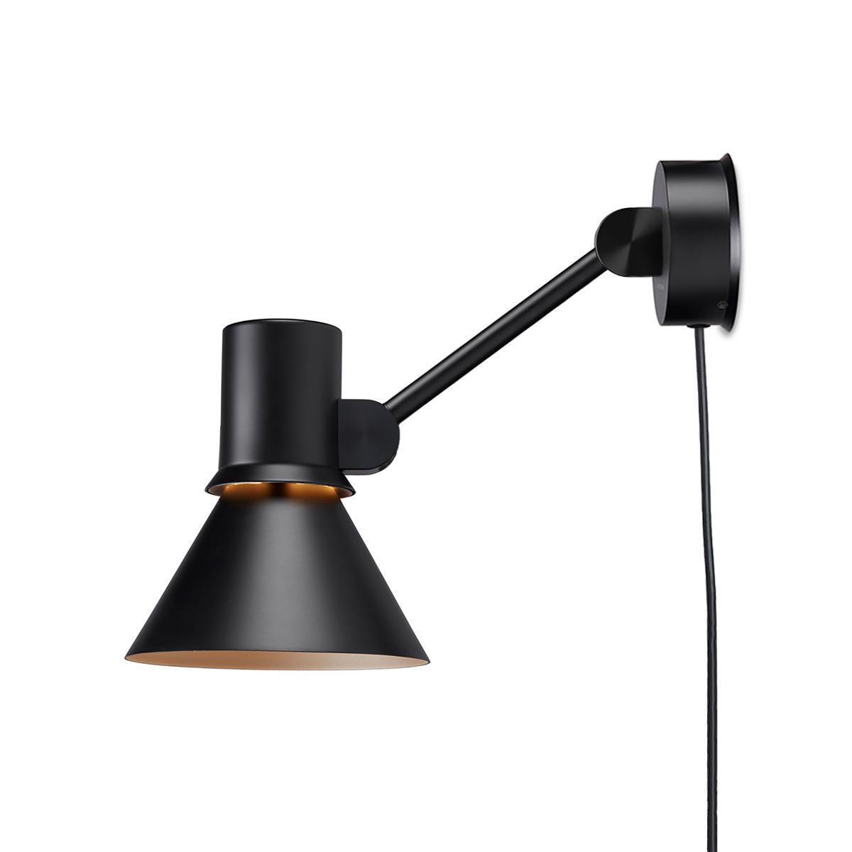 Type 80 W2 Wall light with plug - / Articulated arm - Mains power by Anglepoise Black – image 2