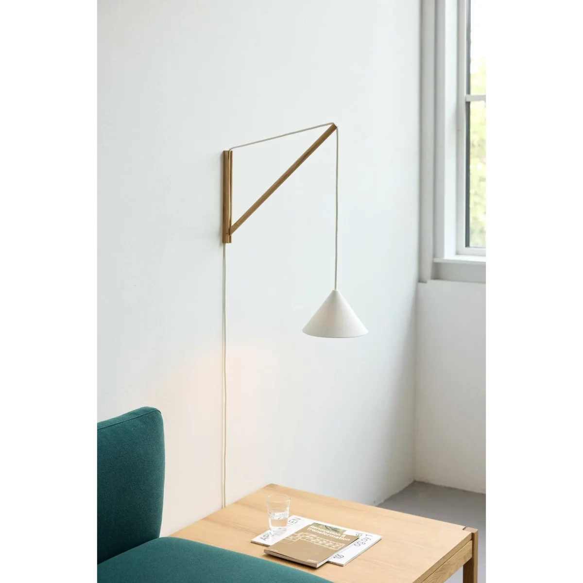 MOEBE Suspended wall lamp Oak-white – image 11