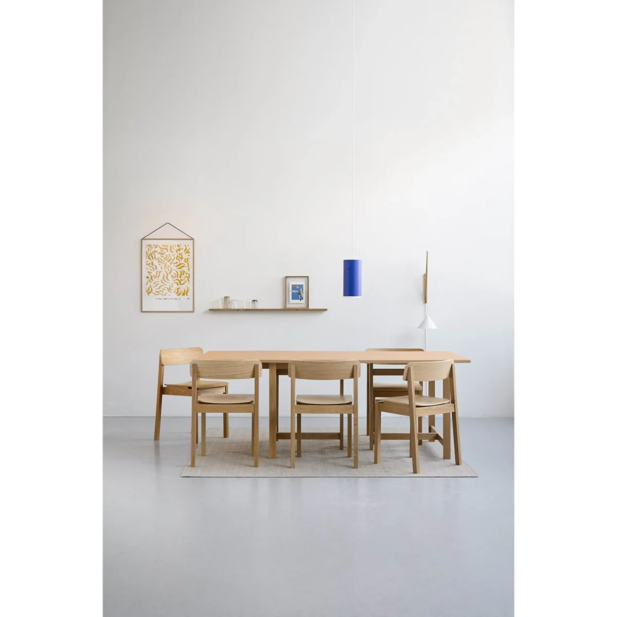 MOEBE Suspended wall lamp Oak-white – image 5