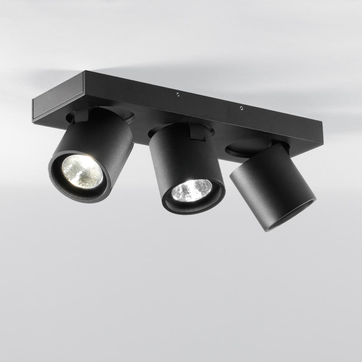 Light-Point Focus 3 wall and ceiling lamp Black – image 2