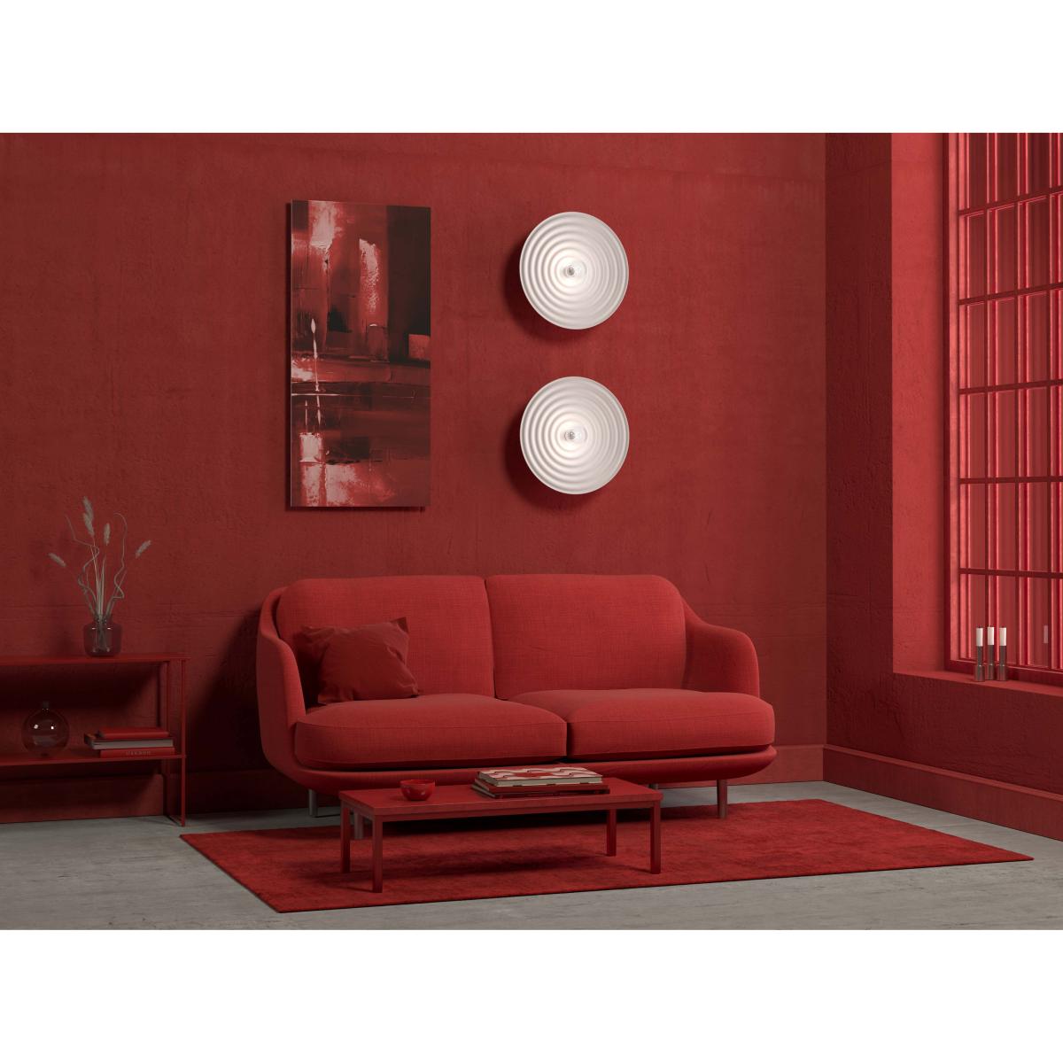 Sound wall lamp medium Matte white – image 2