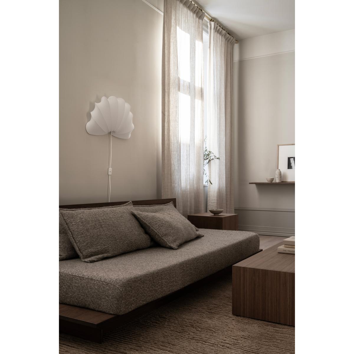 Watt & Veke Anna wall lamp L 54 cm White cotton – image 2