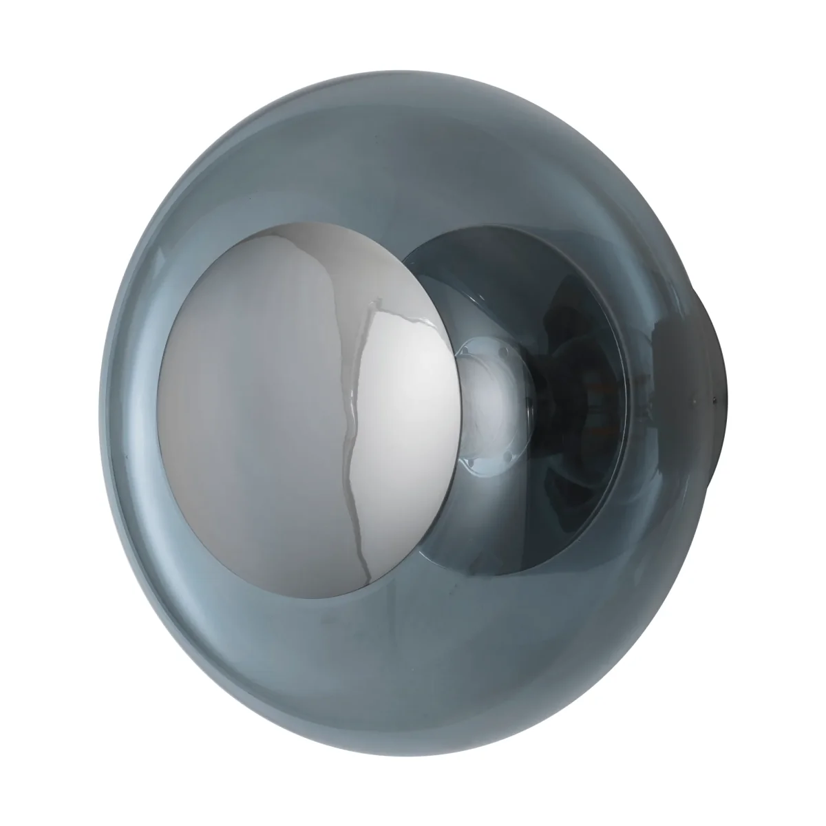 EBB & FLOW Horizon surface wall lamp Smokey grey Ø25 cm – image 4