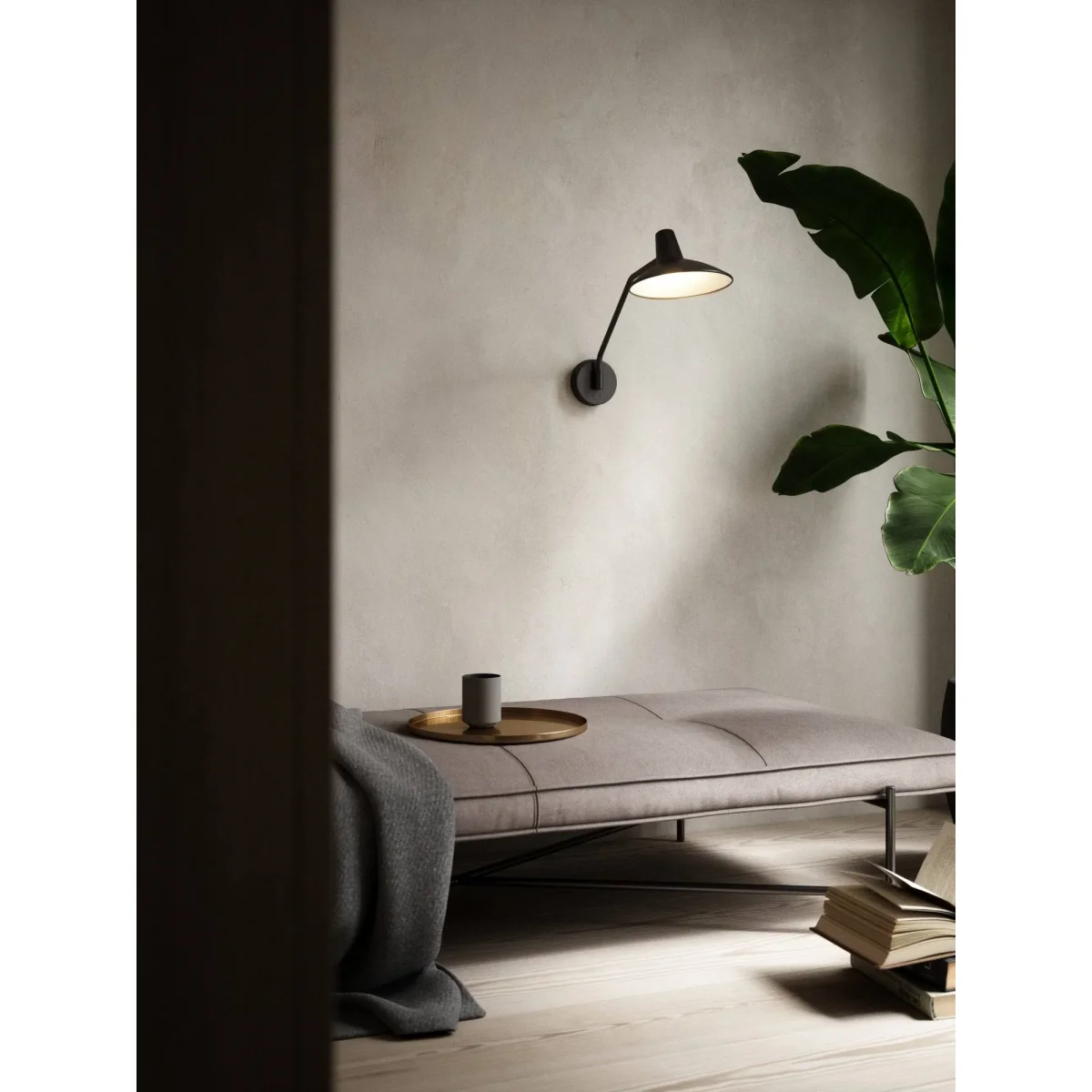 Design For The People Darci Wall Lamp 36.5 cm Black – image 2
