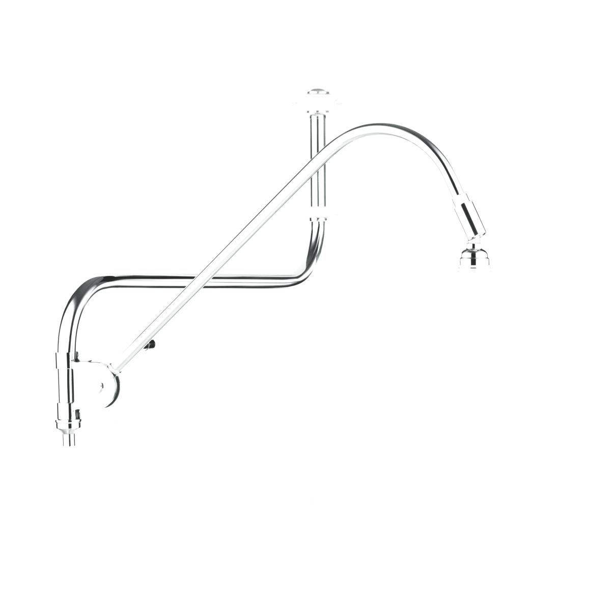 Bestlite BL10 wall lamp matt white-chrome – image 2