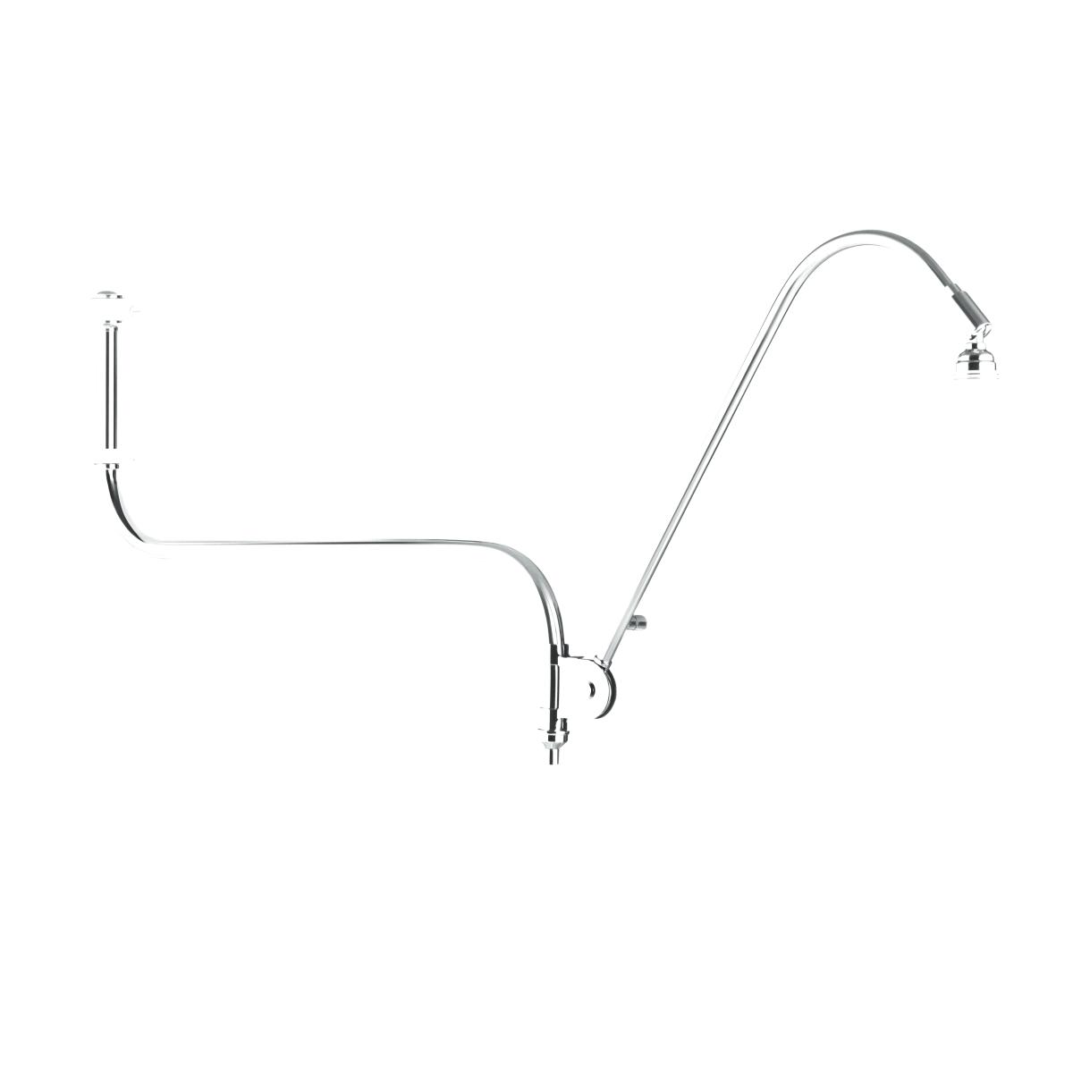 Bestlite BL10 wall lamp matt white-chrome – image 1