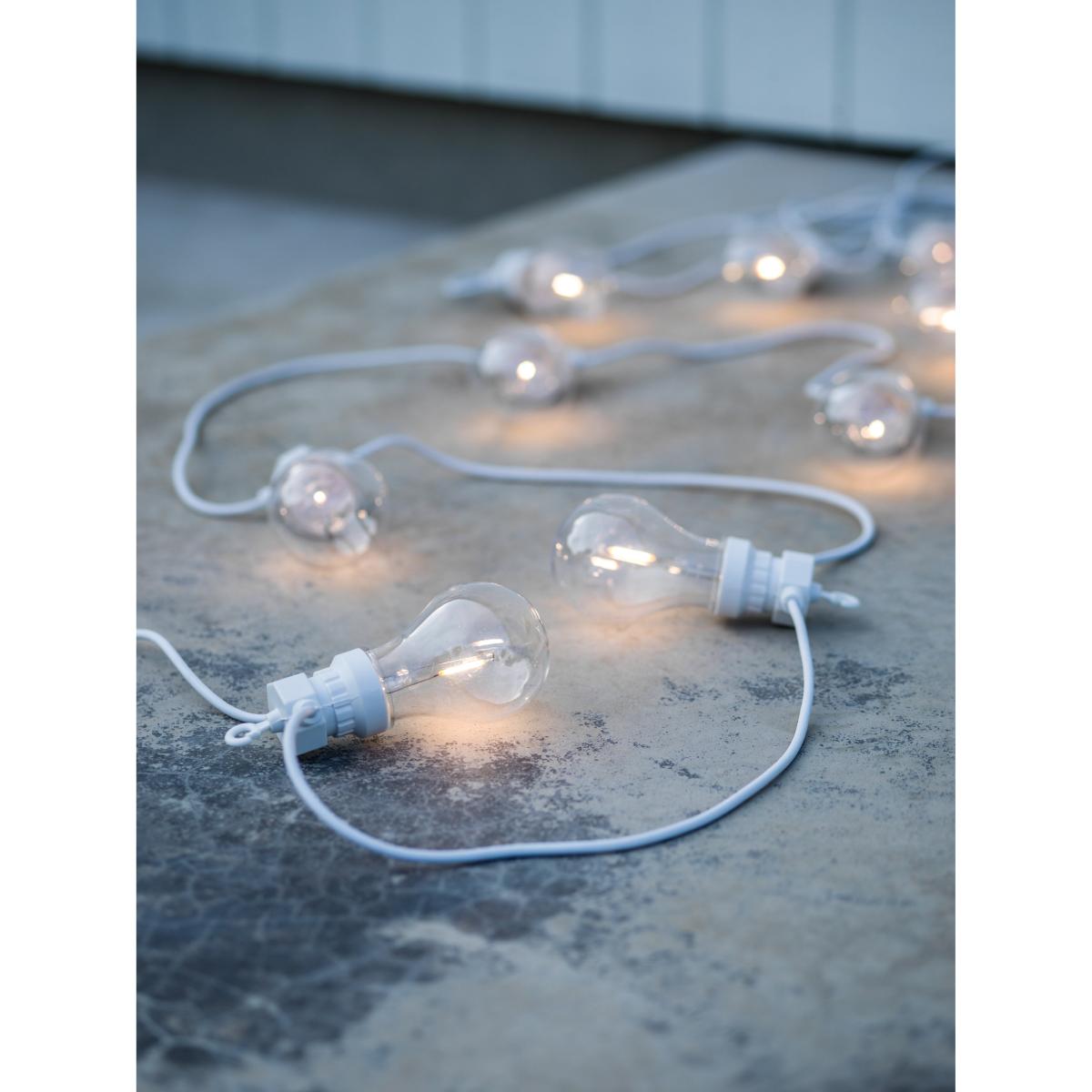 Glow string lights 8.7 m White – image 3