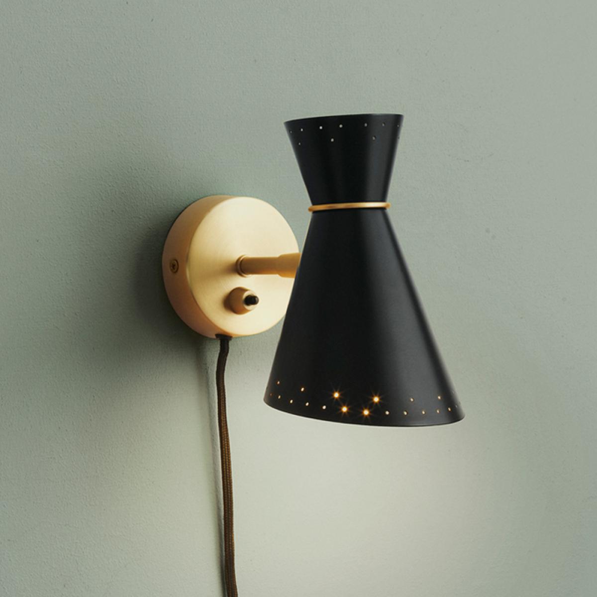 Warm Nordic Bloom wall lamp Black noir/warm white stripe – image 2