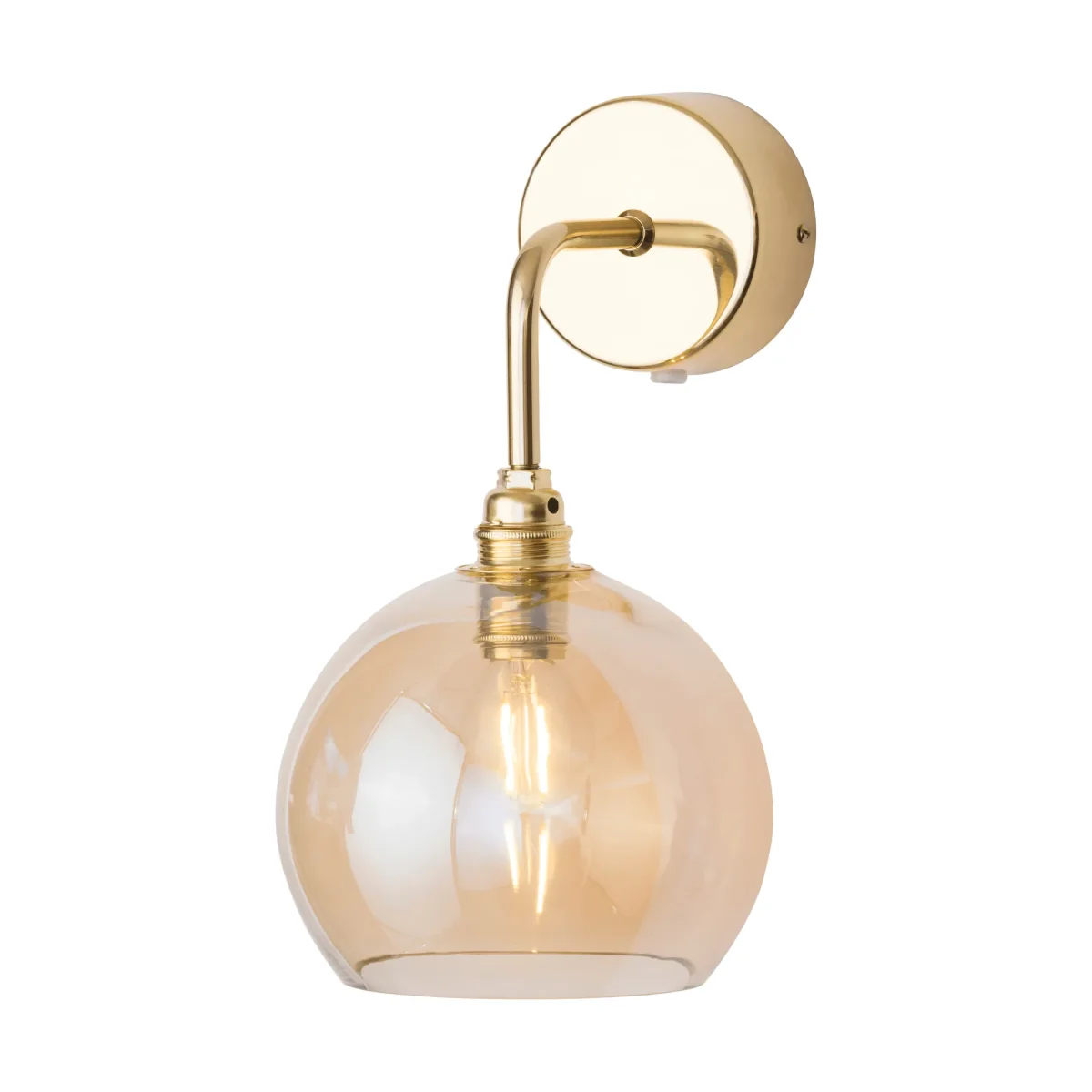 EBB & FLOW Rowan wall lamp Golden smoke – image 2