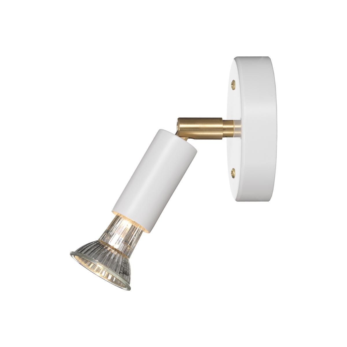 Star 1 wall lamp white lacquered