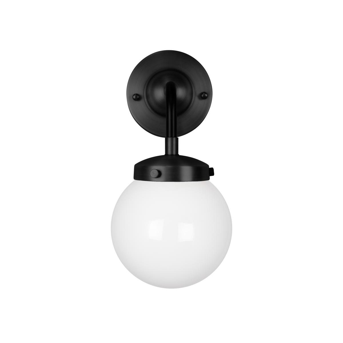 Alley 1 IP44 wall lamp Black-white – image 2