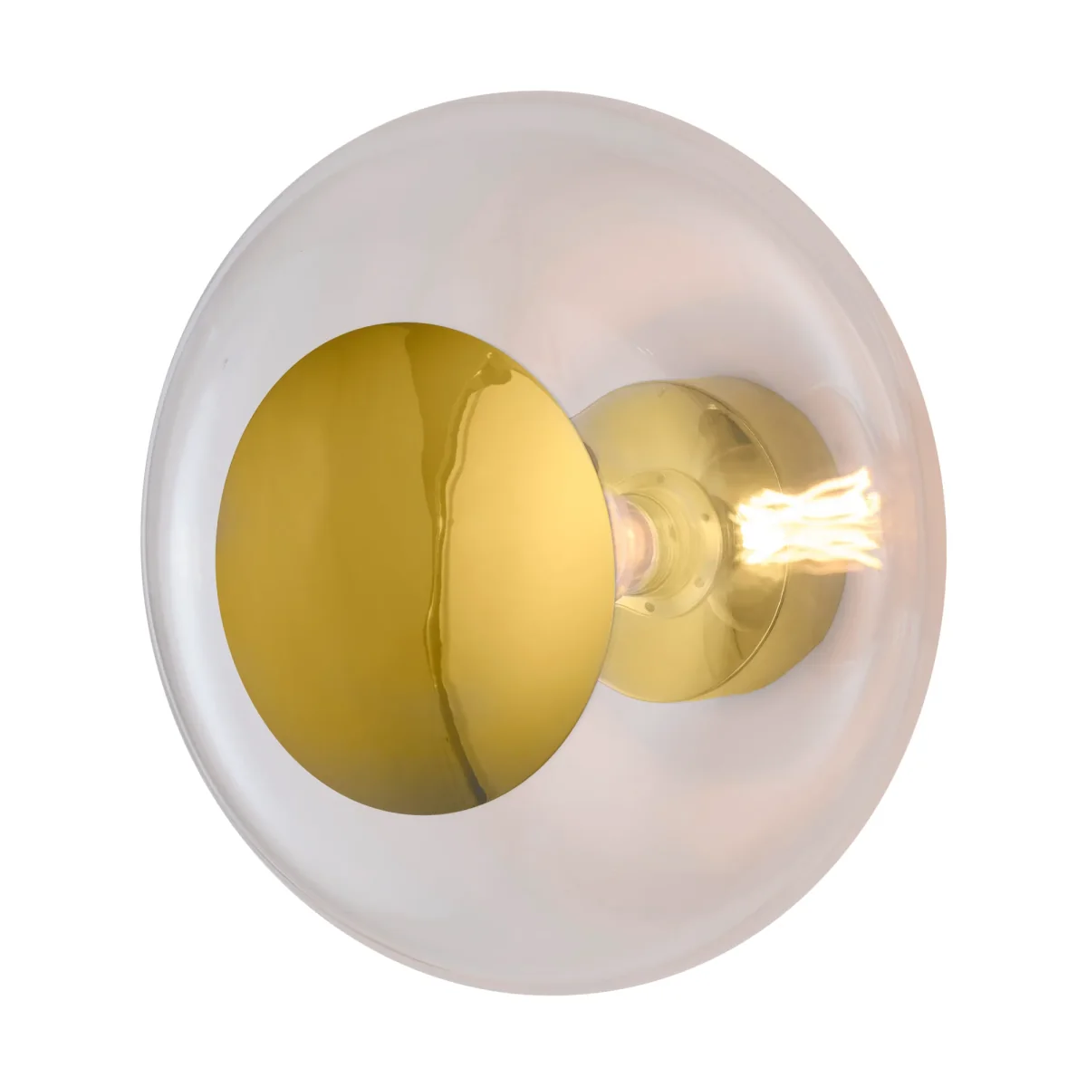 EBB & FLOW Horizon surface wall lamp Clear Ø36 cm – image 4