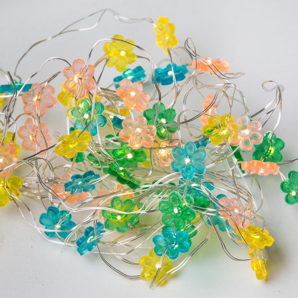 Micro Flower string lights 80 LED Warm white – image 3