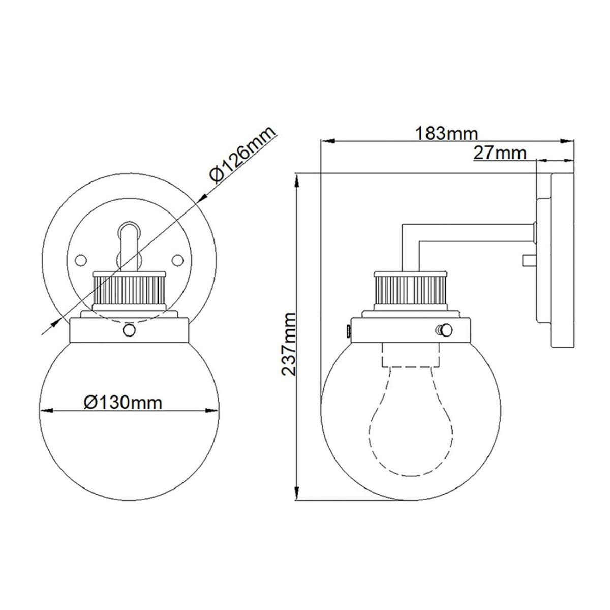Quintiesse Poppy 1 Light Wall Light – image 11