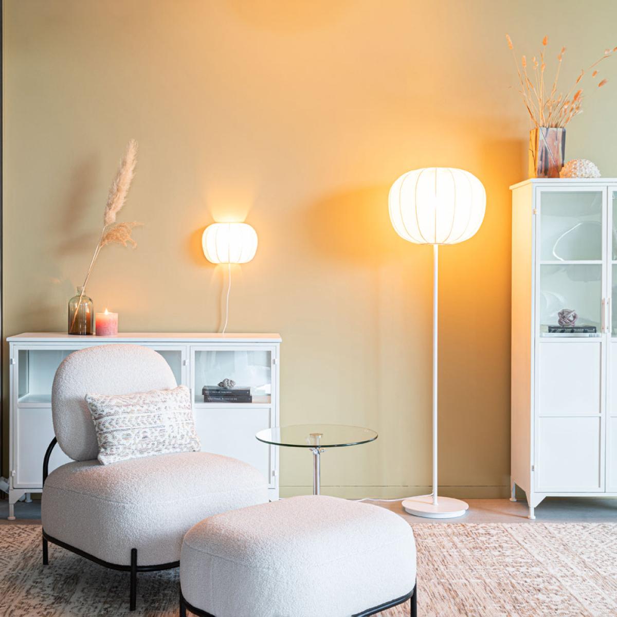 Olivia's Nordic Living Collection Shea Wall Light in Off White – image 6