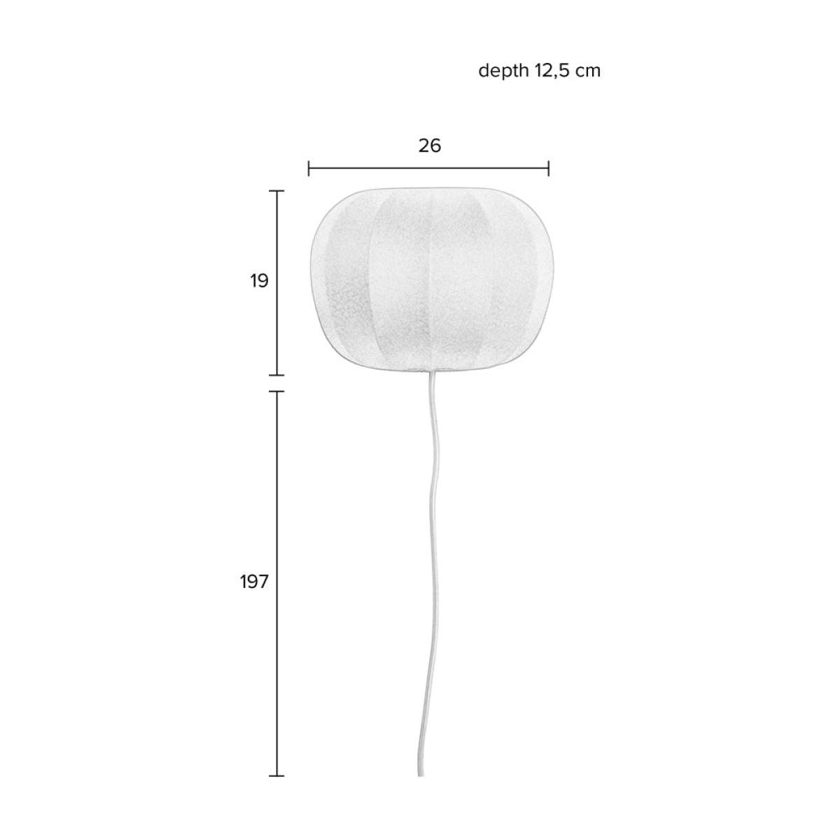 Olivia's Nordic Living Collection Shea Wall Light in Off White – image 7