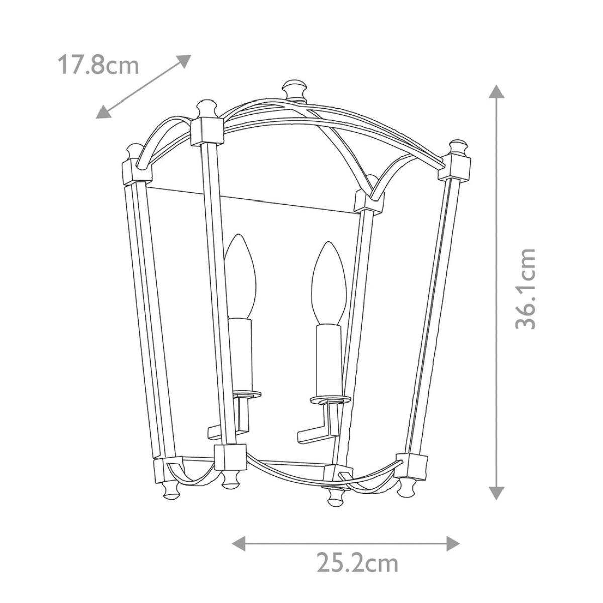 Quintiesse Thayer 2 Light Wall Light – image 7