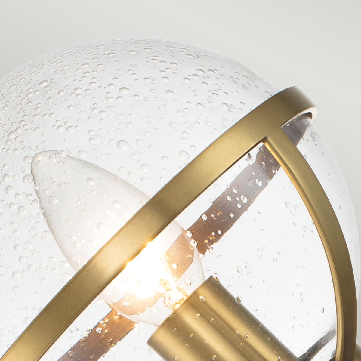 Hinkley Hollis 1 Light Wall Light in Brass & Opal Glass – image 3