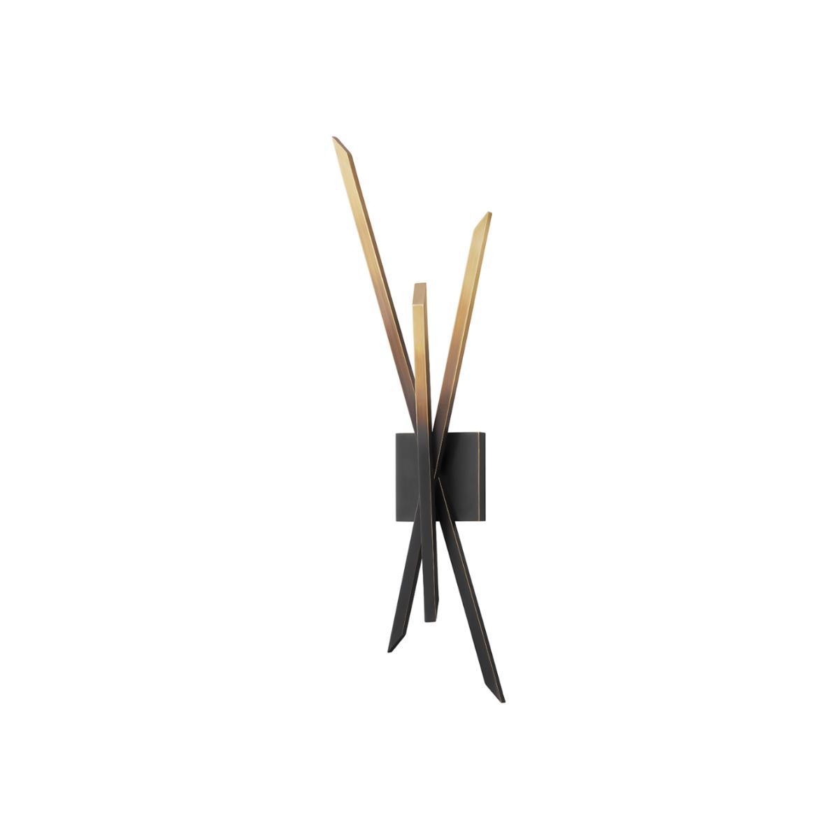 Hudson Valley Lighting Gansevoort Led Wall Sconce in Gradient Brass – image 1