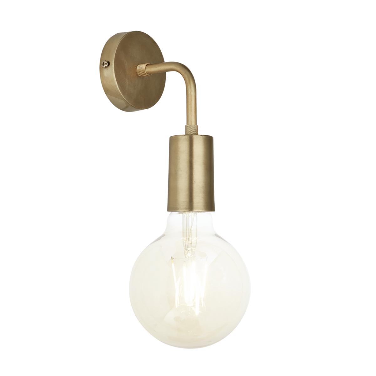 Industville Sleek Edison Wall Light - Brass - Outlet – image 2
