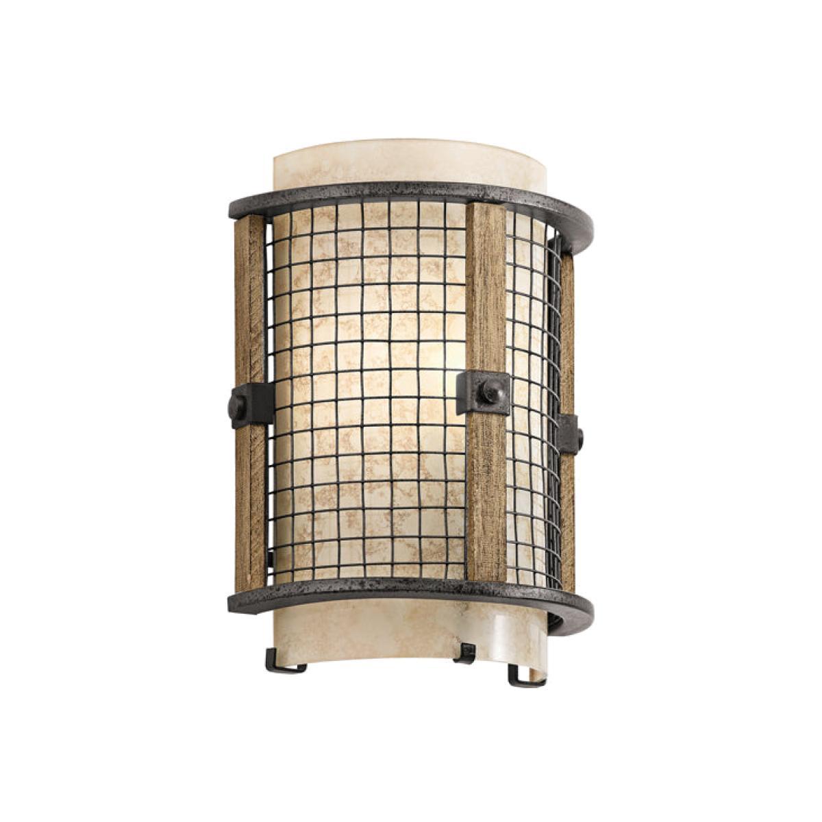 Elstead Ahrendale 1 Light Wall Light Anvil Iron – image 1