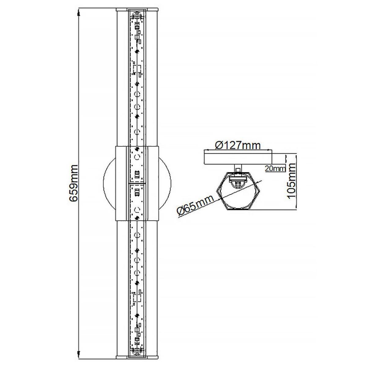 Quintiesse Facet Dual LED Wall Light – image 6