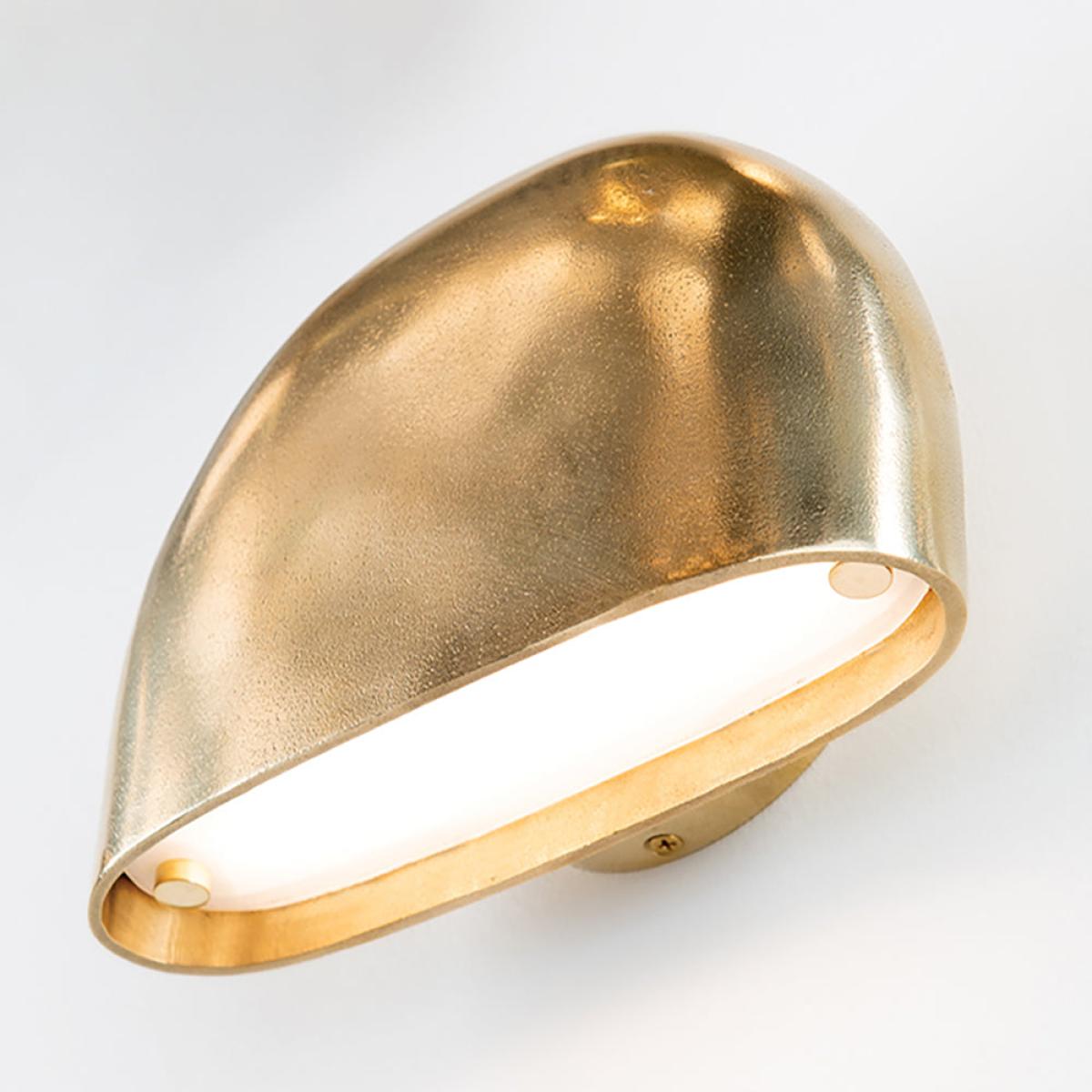 Hudson Valley Lighting Diggs Led Wall Sconce Aged Brass – image 3