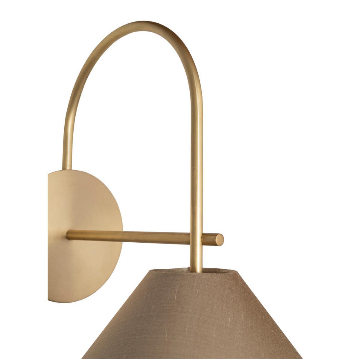 Heathfield Arlo Wall Light Satin Brass – image 2