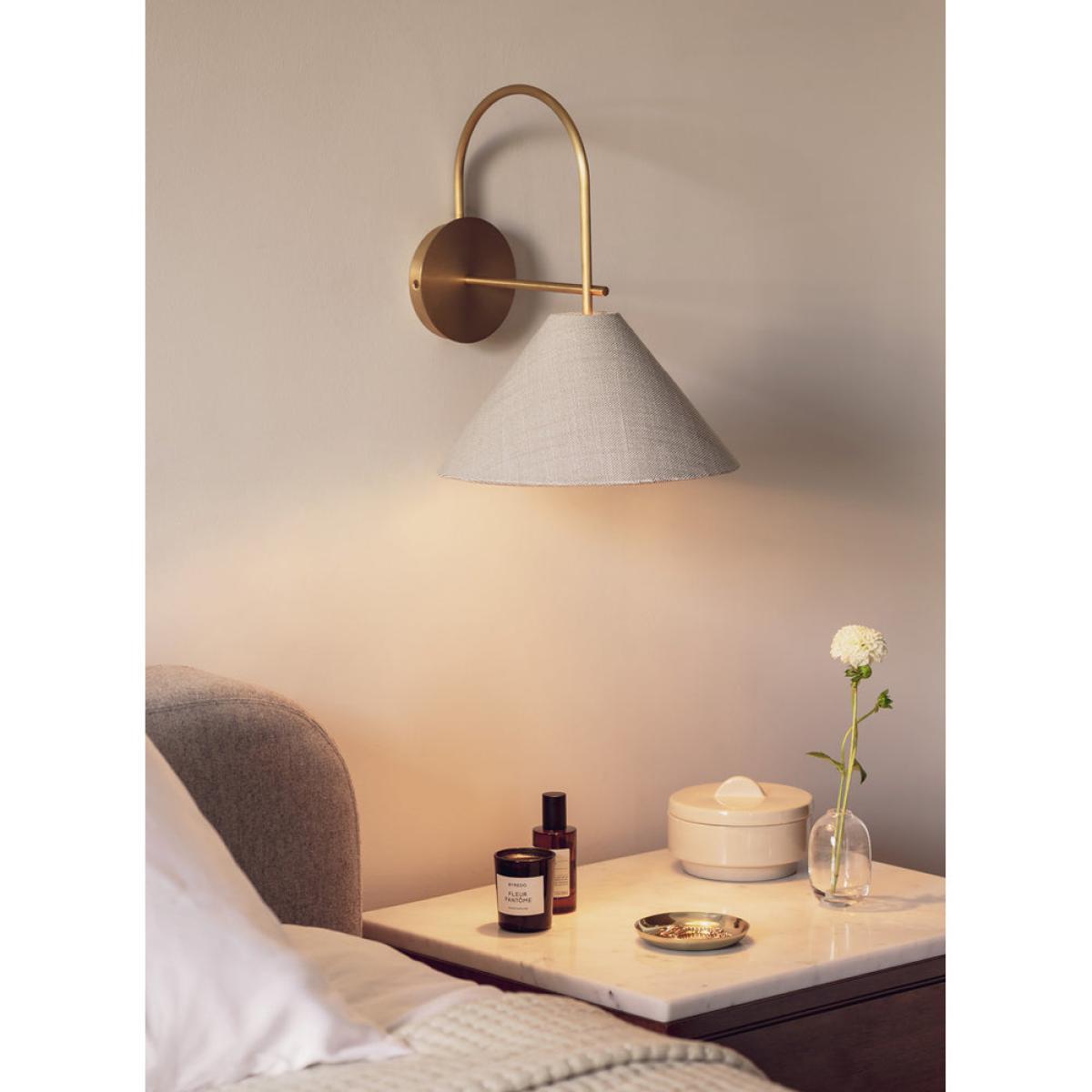 Heathfield Arlo Wall Light Satin Brass – image 3