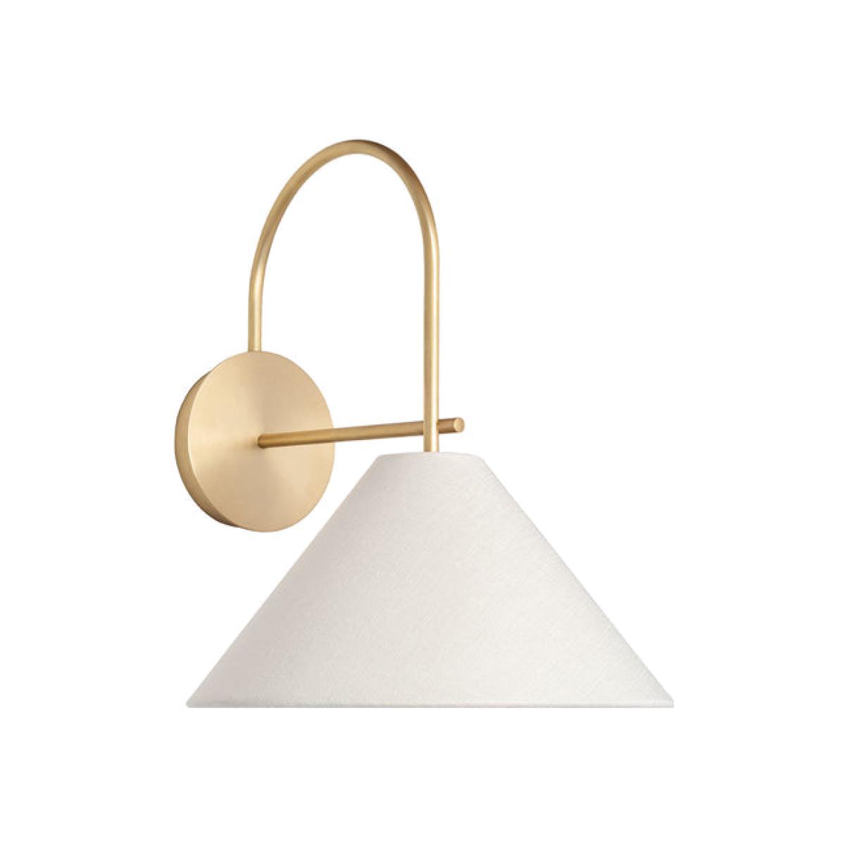 Heathfield Arlo Wall Light Satin Brass – image 1