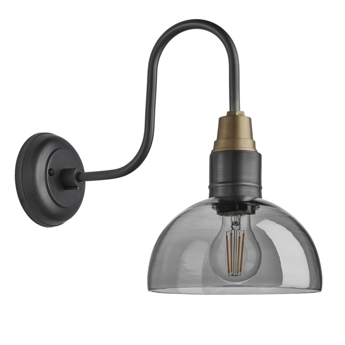 Industville Swan Neck 8 Inch Dome Wall Light – image 2