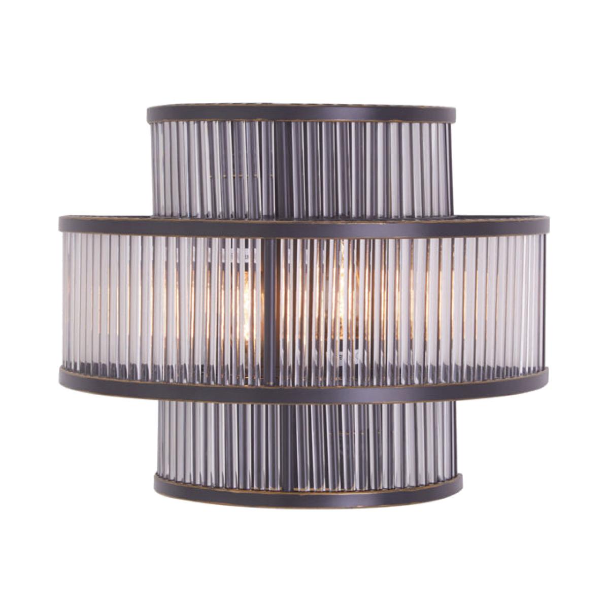 Olivia's Salsa Antique 3 Tier Wall Light Black | Outlet – image 1
