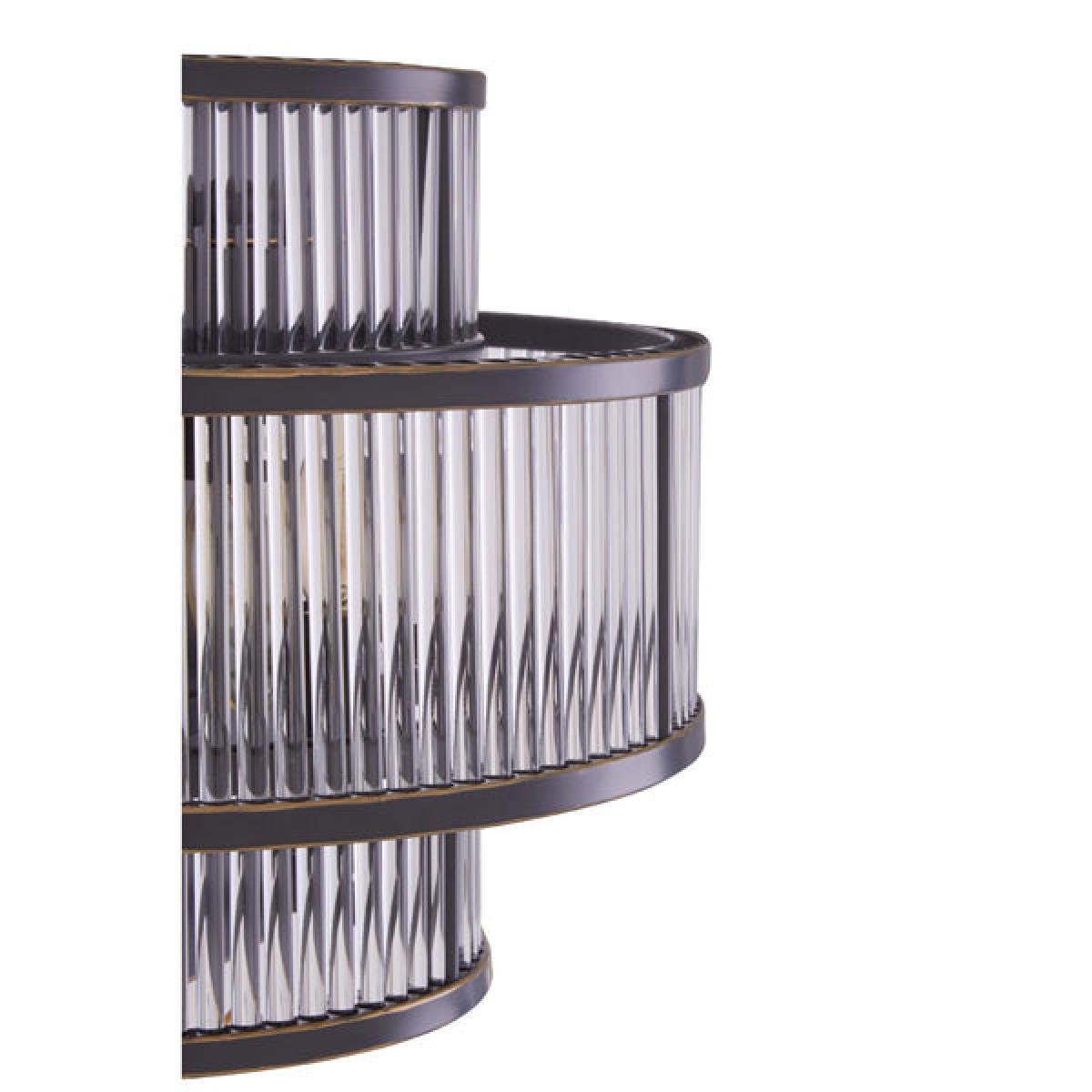 Olivia's Salsa Antique 3 Tier Wall Light Black – image 5