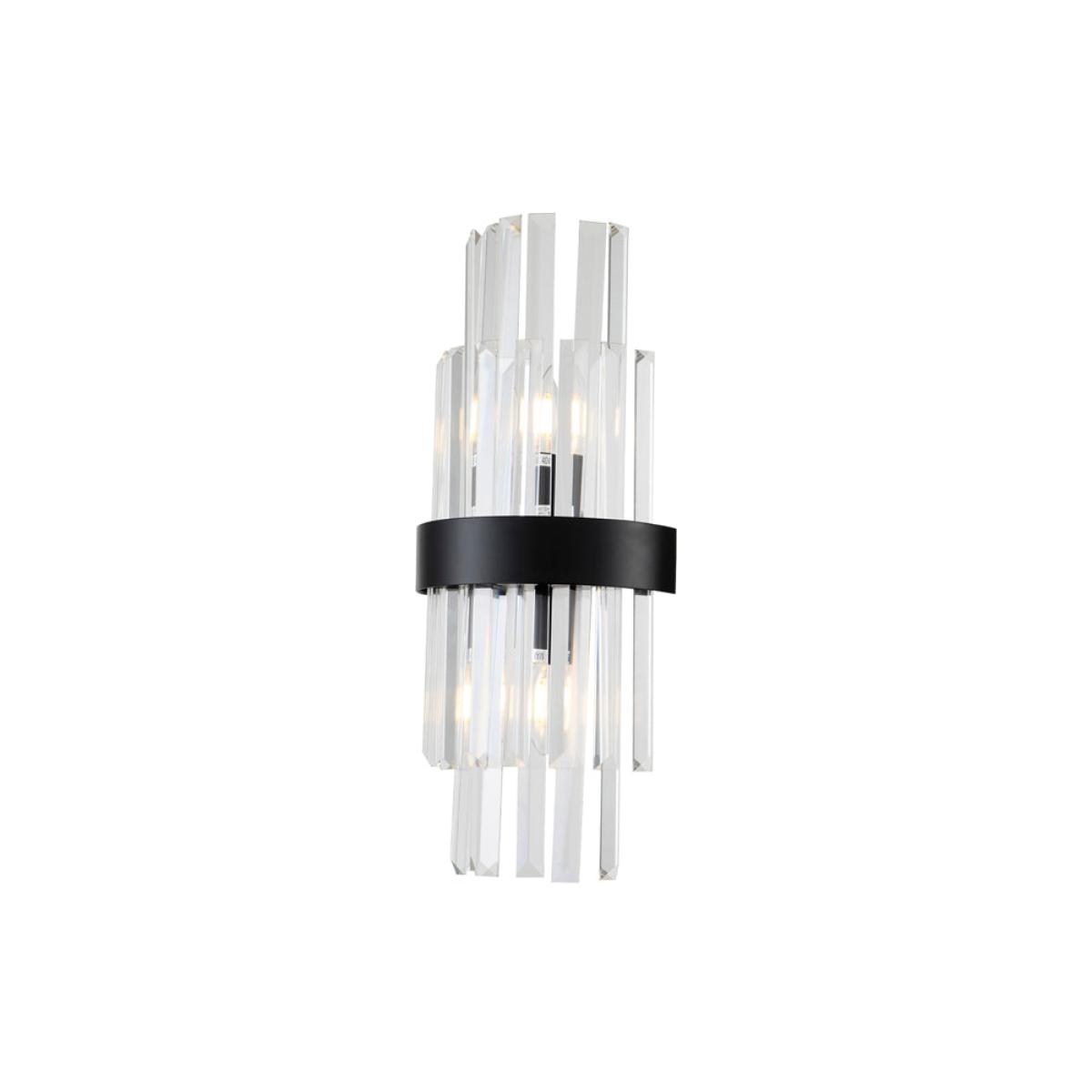 Liang & Eimil Regency Wall Lamp Matt Black & Clear – image 2