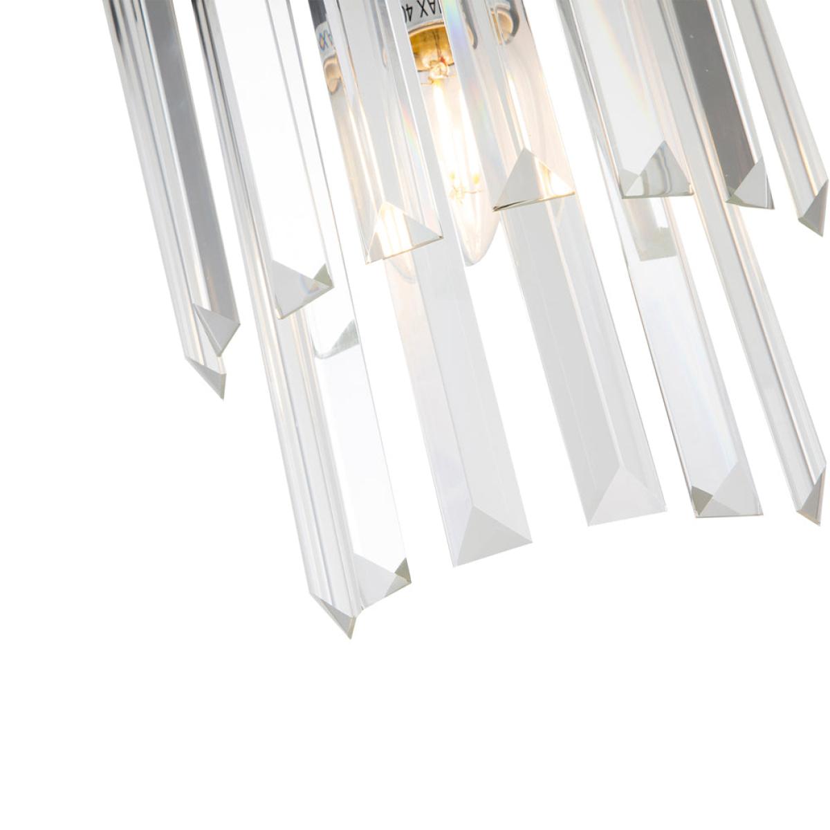 Liang & Eimil Regency Wall Lamp Matt Black & Clear – image 5