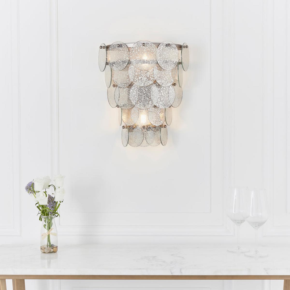 Olivia's Madison Wall Light in Silver – image 3