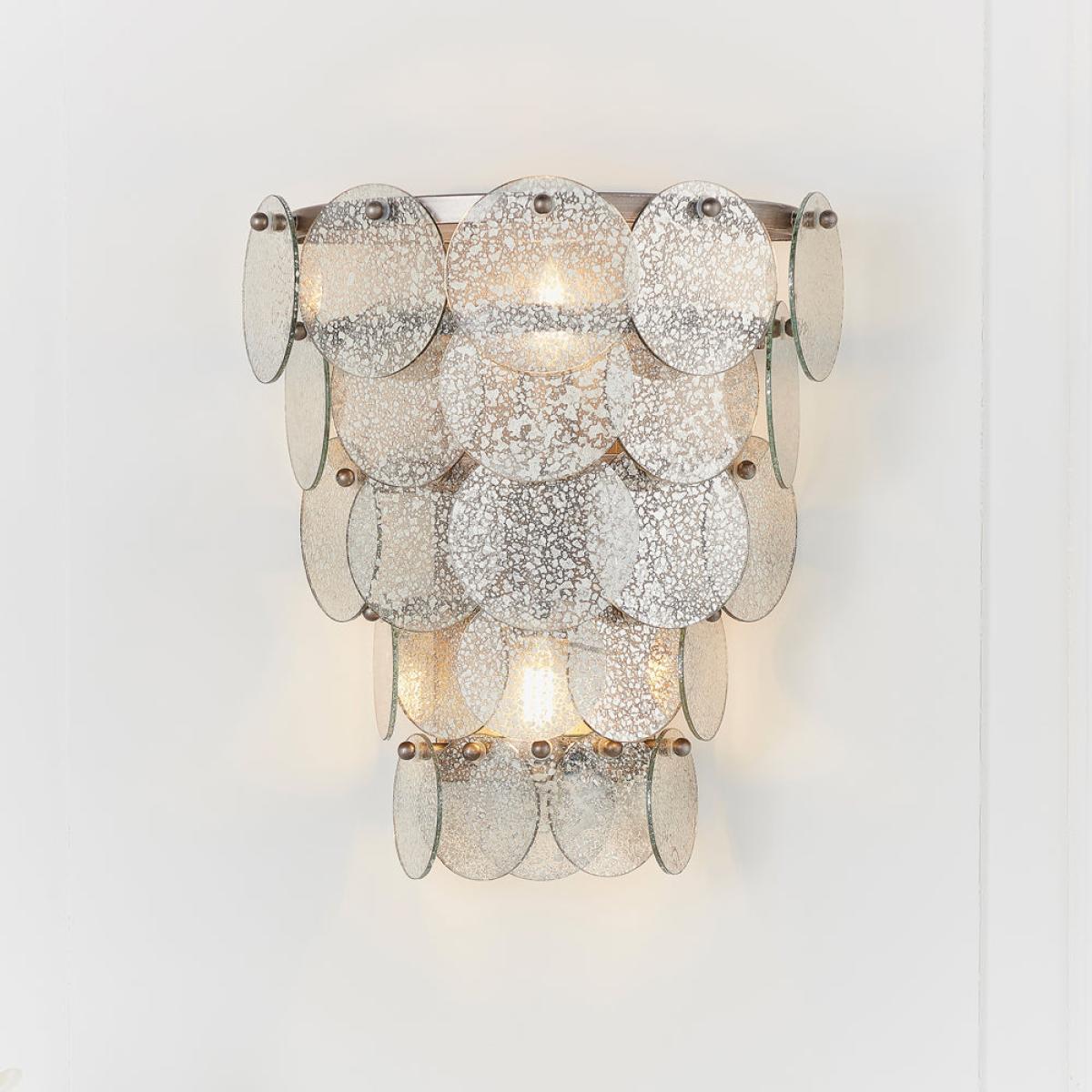 Olivia's Madison Wall Light in Silver – image 1
