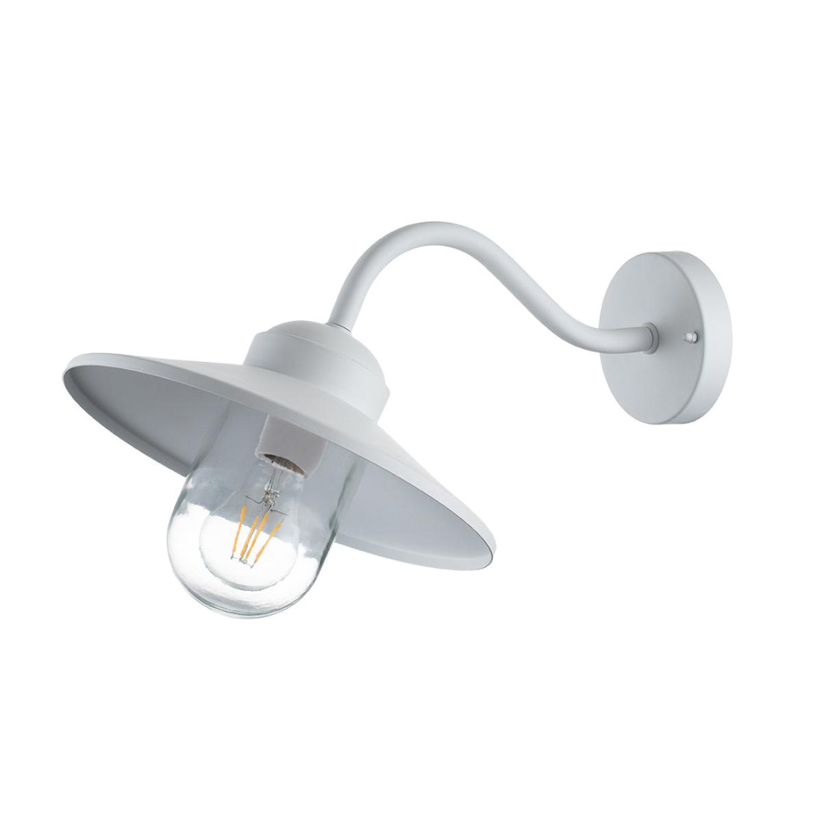 Elstead Lighting Klampenborg 1 Light Wall Lantern in White – image 5