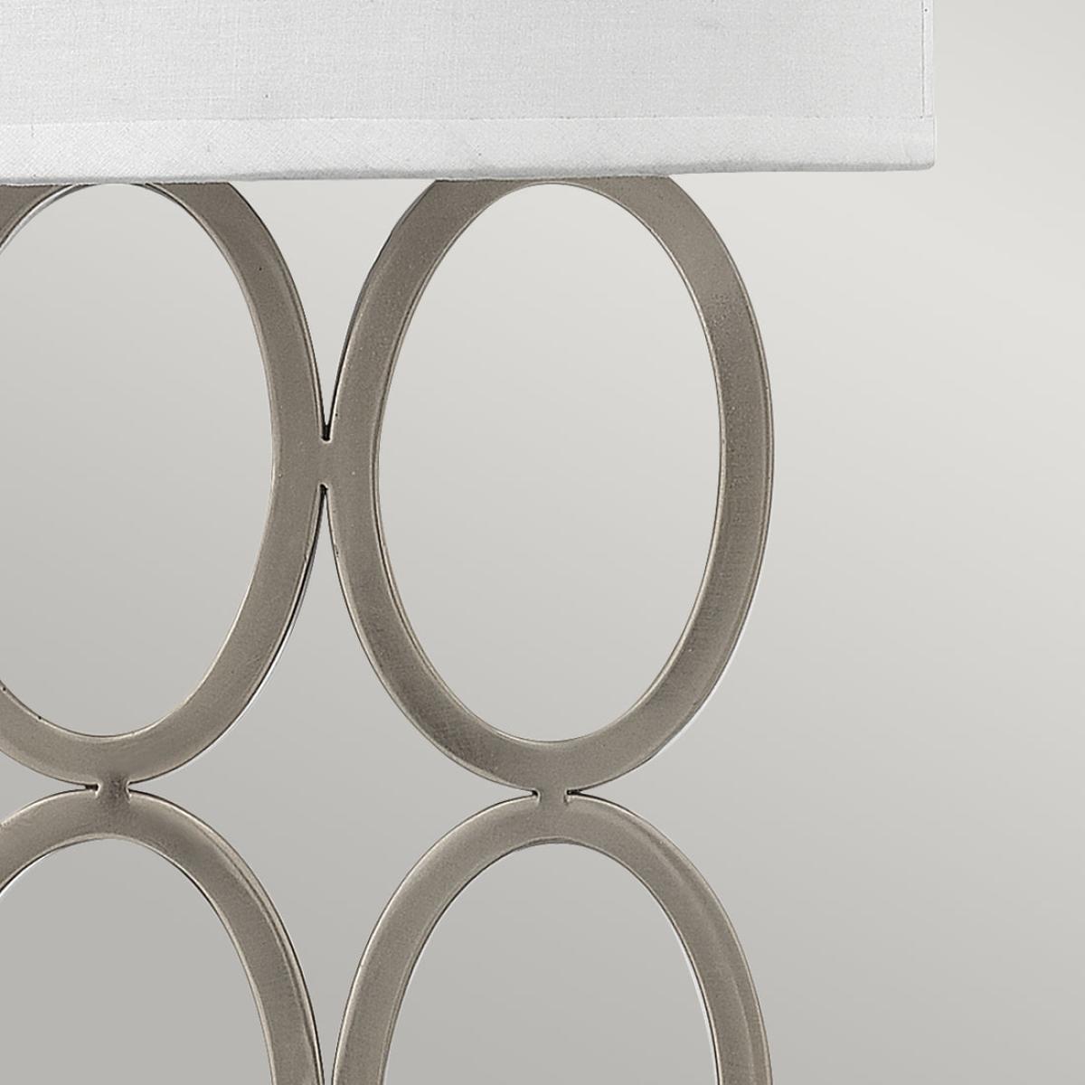 Hinkley Jules 2 Light Wall Light in Brushed Nickel – image 2