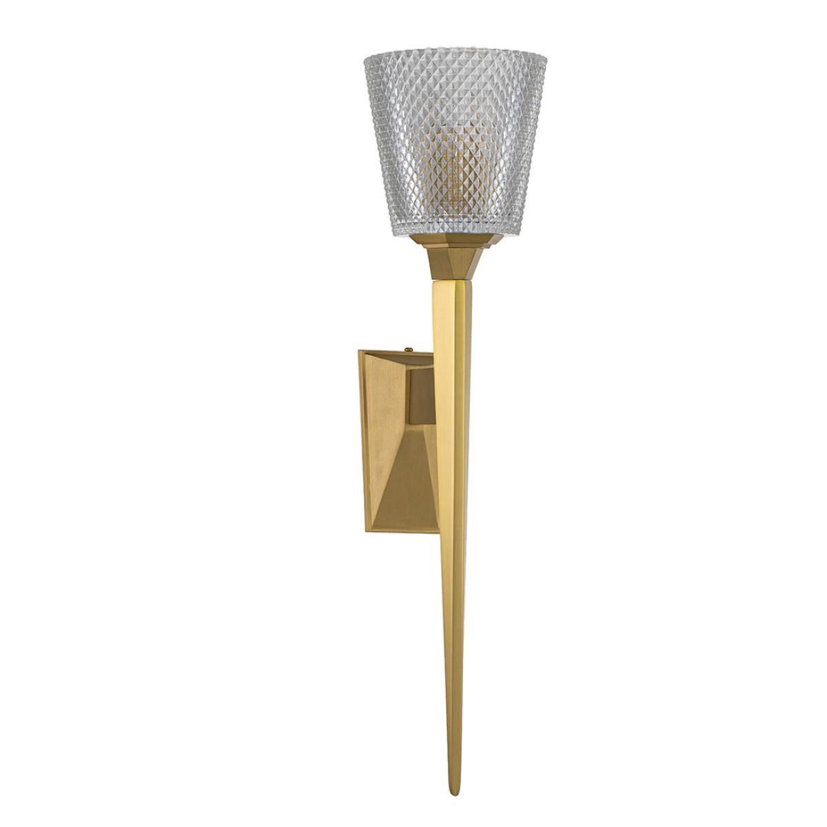 Elstead Lighting Verity 1 Light Wall Light in Brass – image 3
