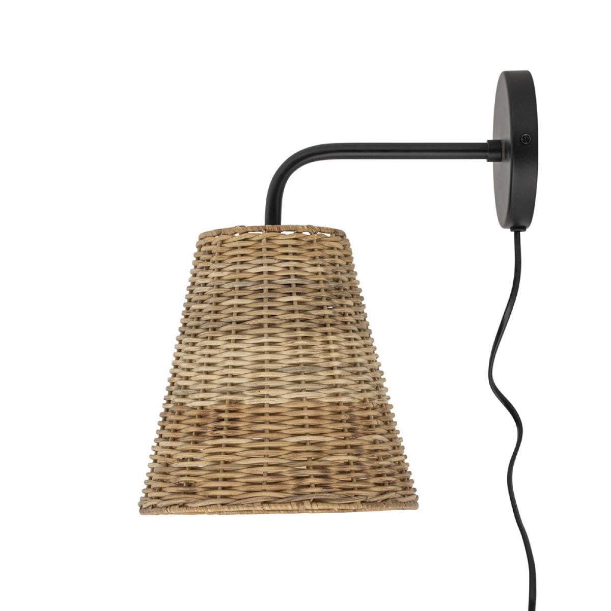 Bloomingville Thed Wall Lamp in Natural Rattan – image 2