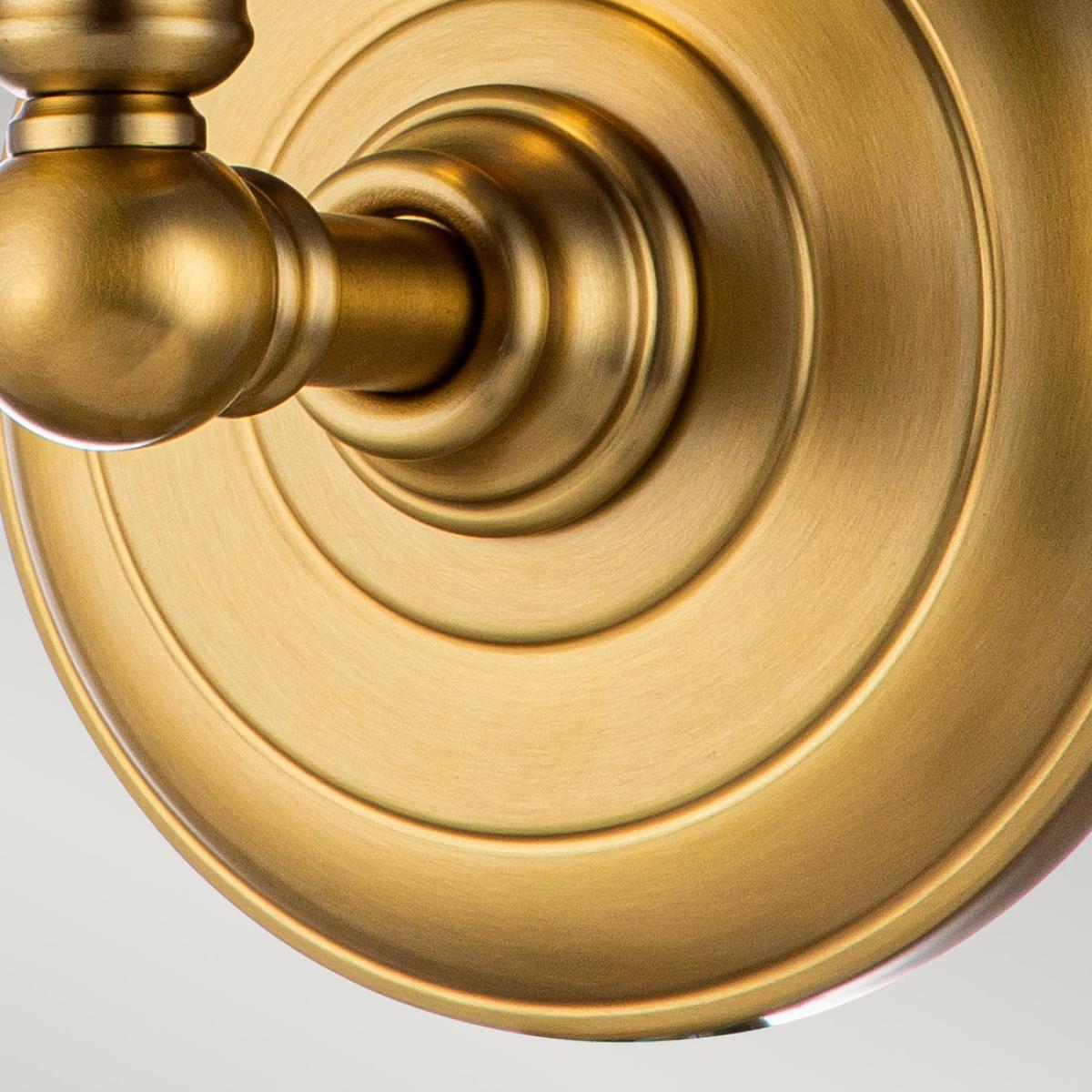 Feiss Huguenot Lake 1 Light Wall Light in Brass – image 3