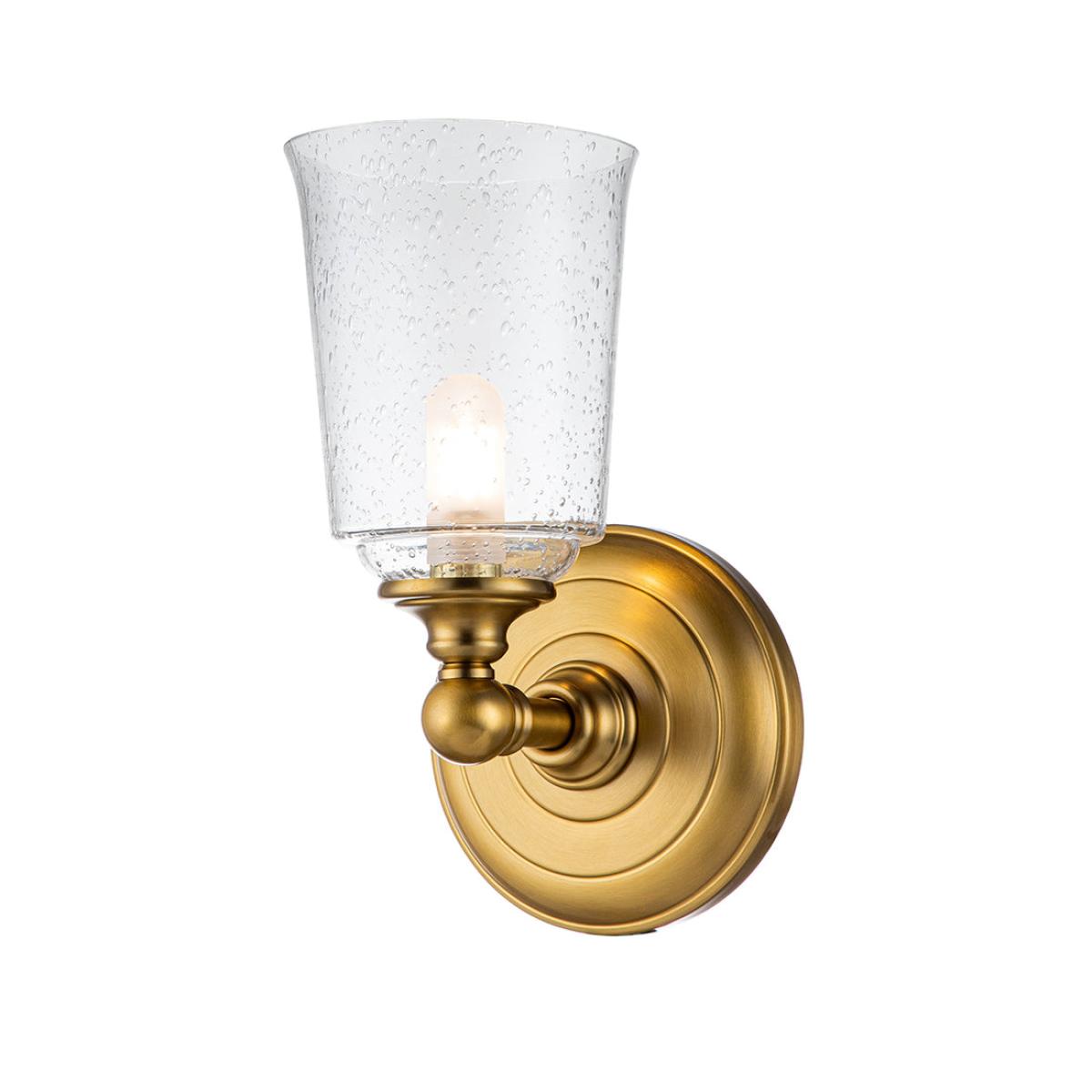 Feiss Huguenot Lake 1 Light Wall Light in Brass – image 5