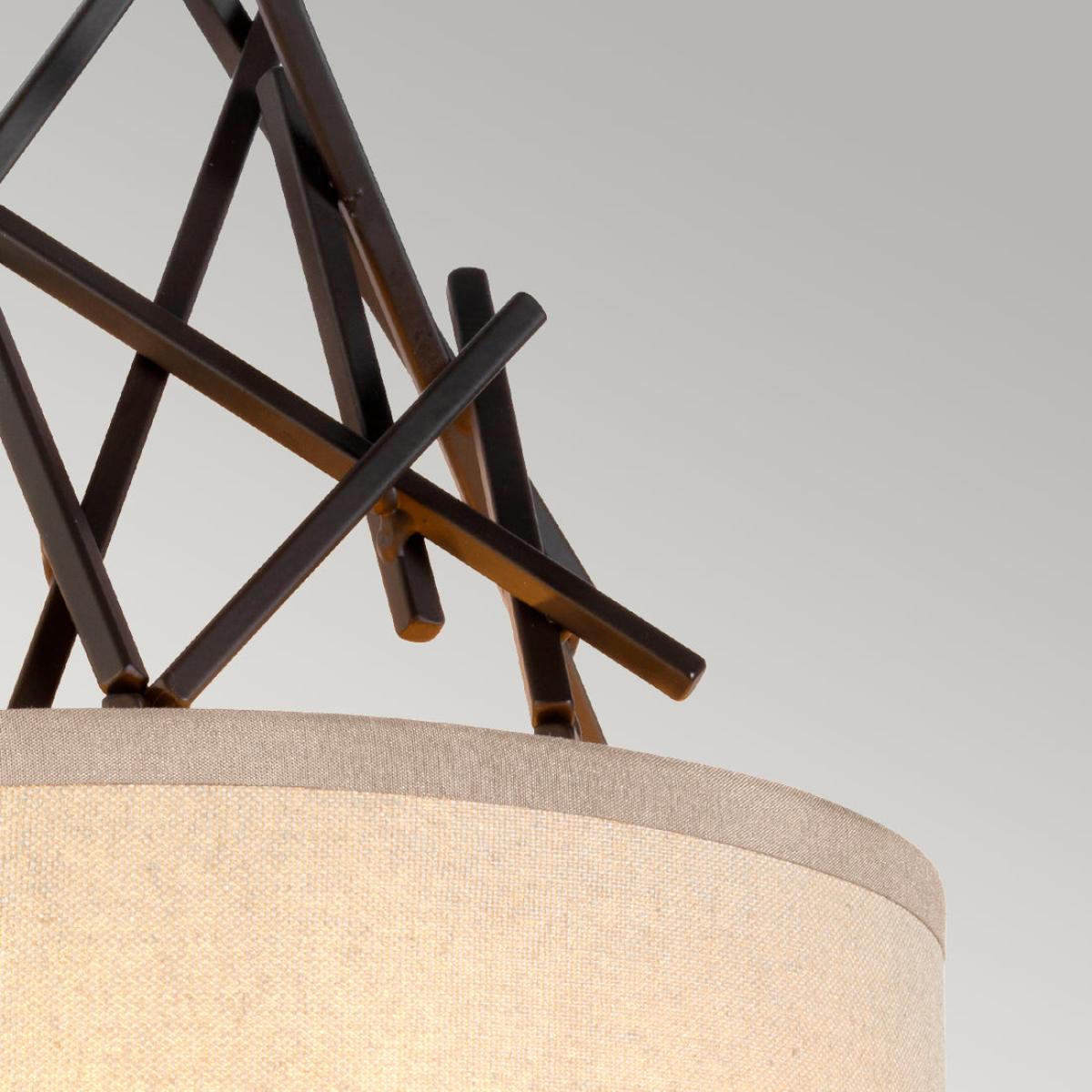 Elstead Lighting Taiko 2 Light Wall Light in Bronze – image 2