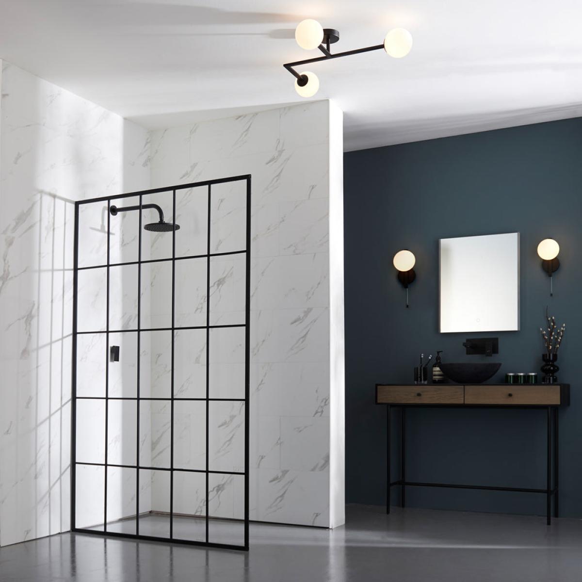Olivia's Melody Bathroom Wall Light in Black – image 3