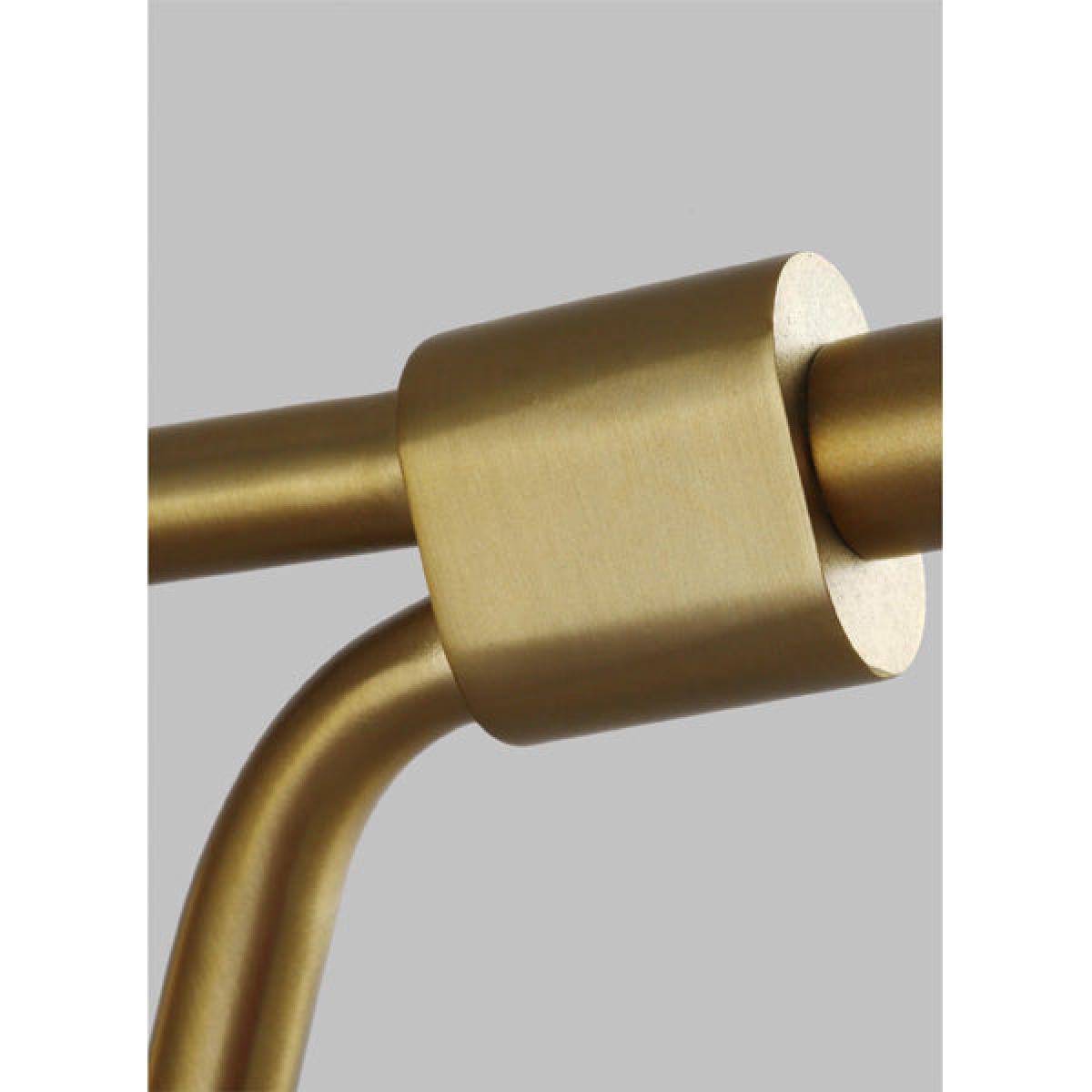 Elstead Joan 1 Light Wall Light Midnight Black and Burnished Brass – image 3