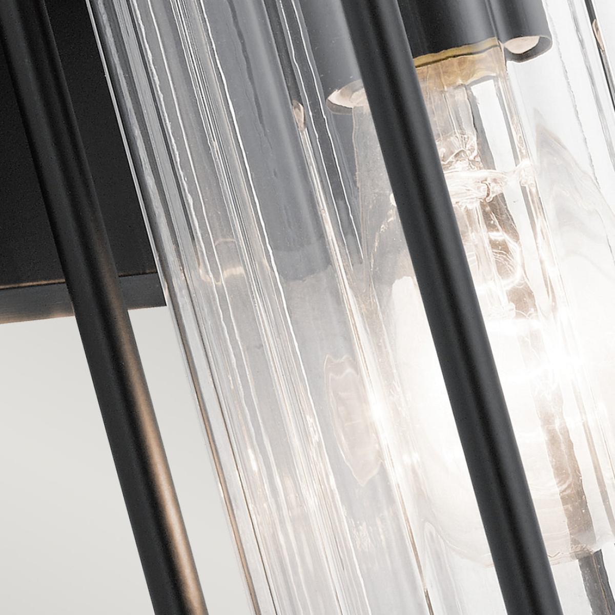 Kichler Barras 1 Light Wall Lantern in Black / Small – image 3